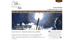 Desktop Screenshot of havenhouseart.com